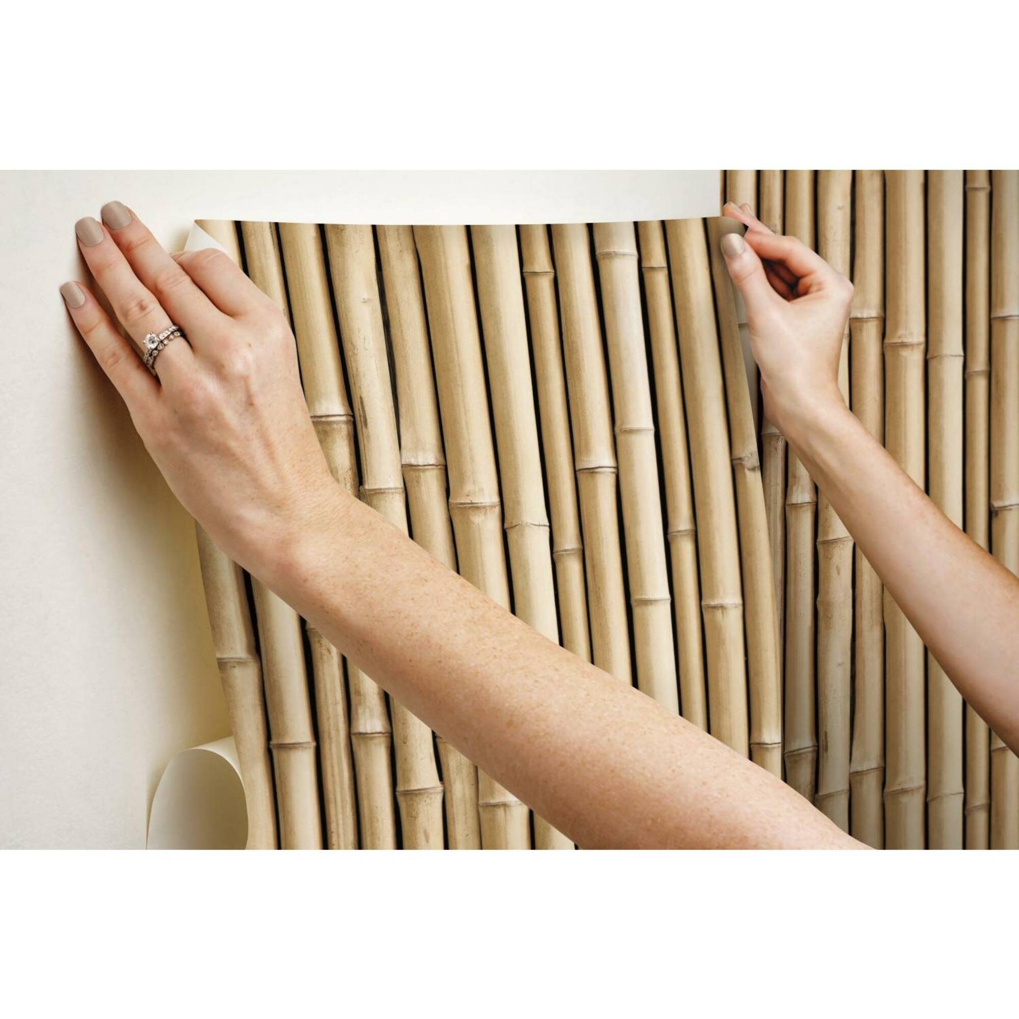 RoomMates Bamboo Peel & Stick Wallpaper